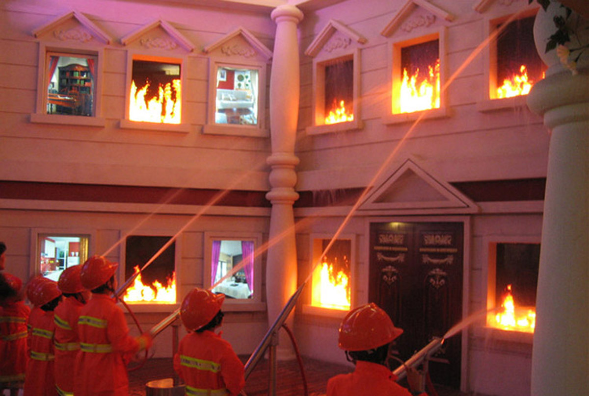 新都区展览展示消防现场消防体验馆