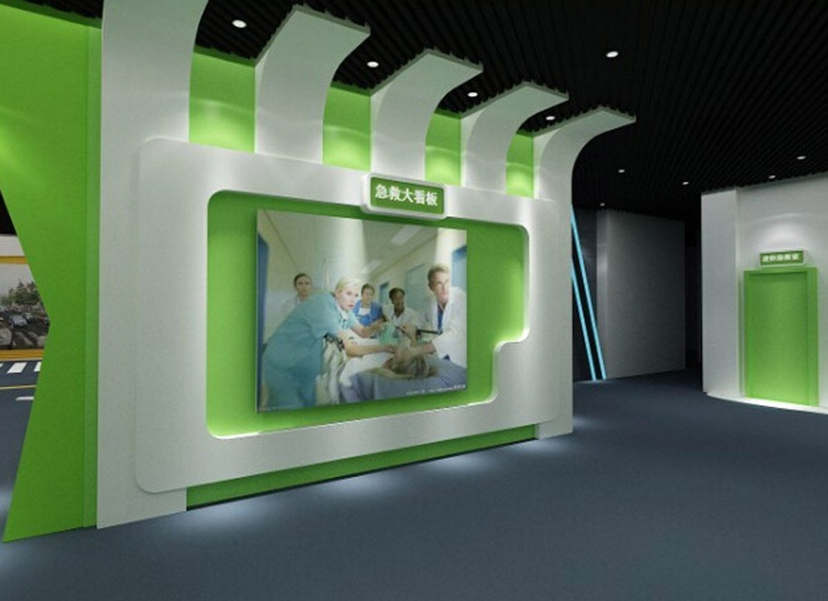 威远县展览展示急救大看板展示设备