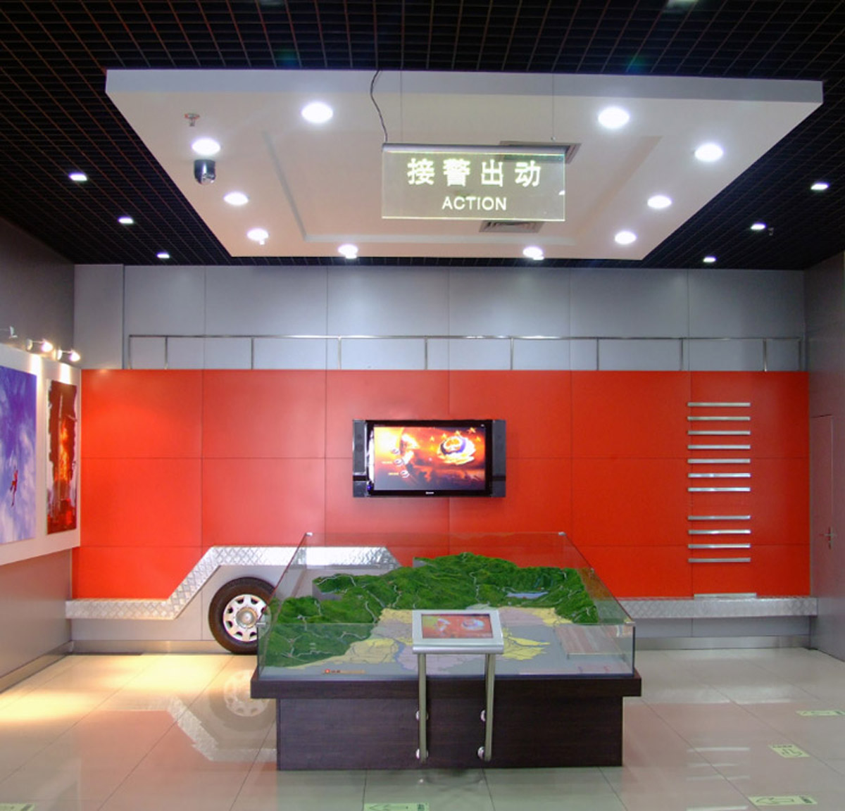 汉源县展览展示模拟接警出动