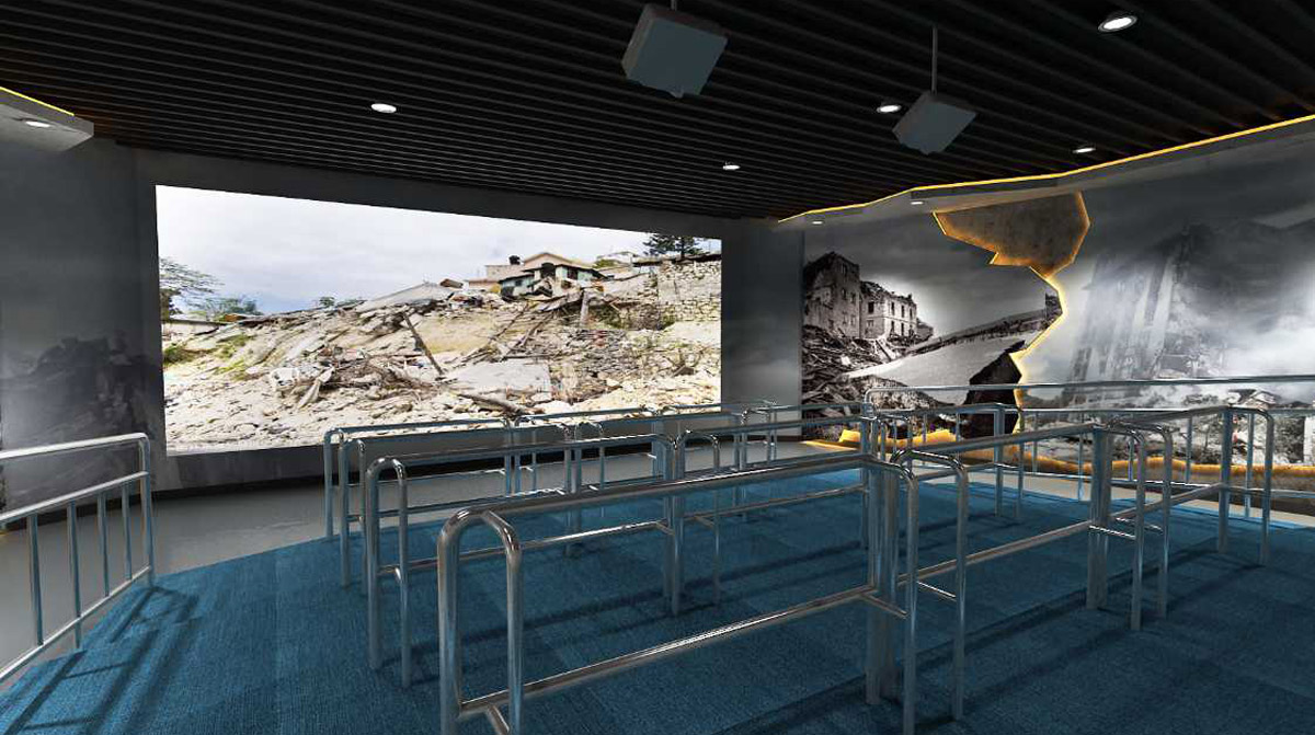 嘉陵区展览展示地震发生平台