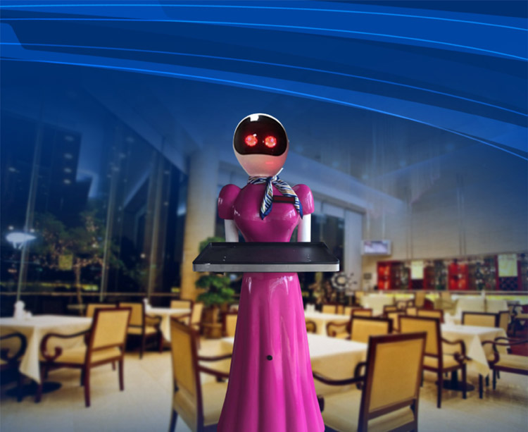 红原县展览展示送餐机器人