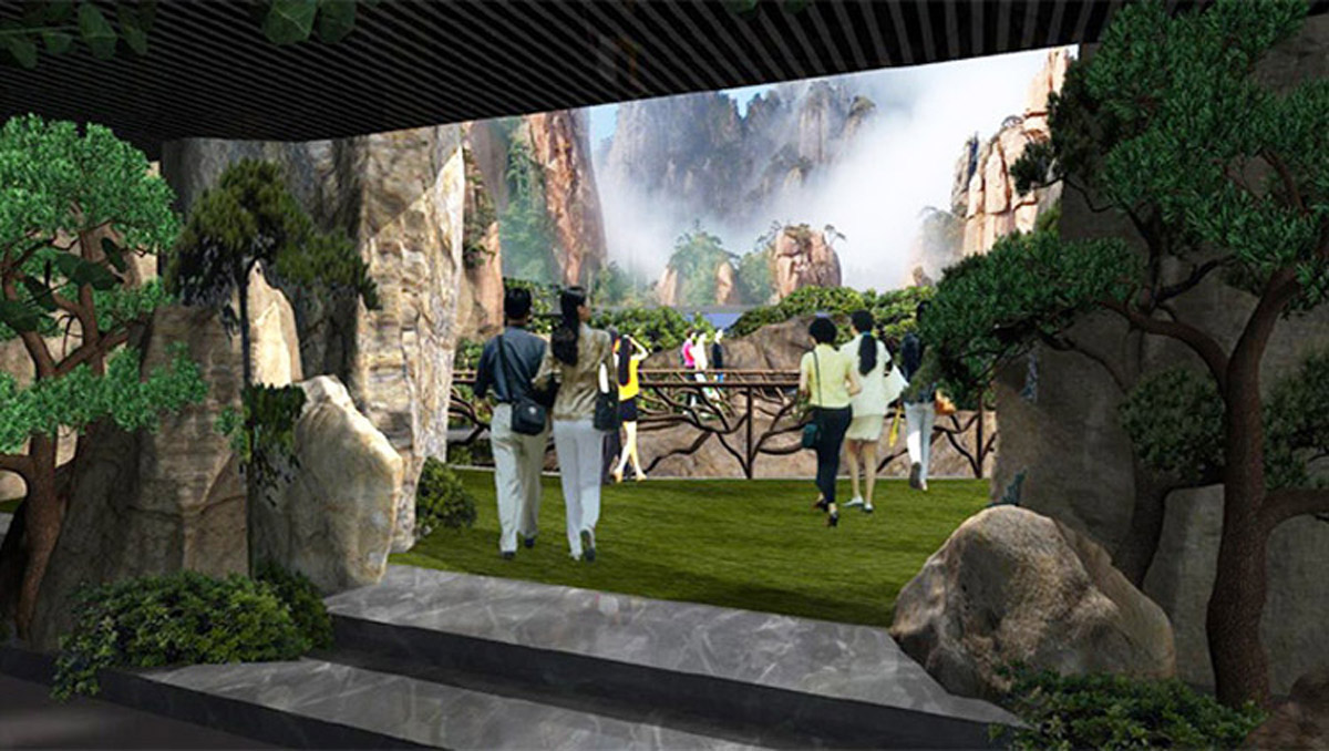 普陀区展览展示虚拟实景投影