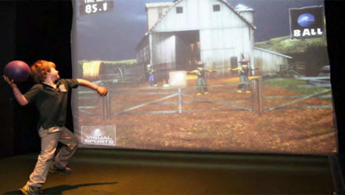 布拖县展览展示虚拟僵尸闪避球体验