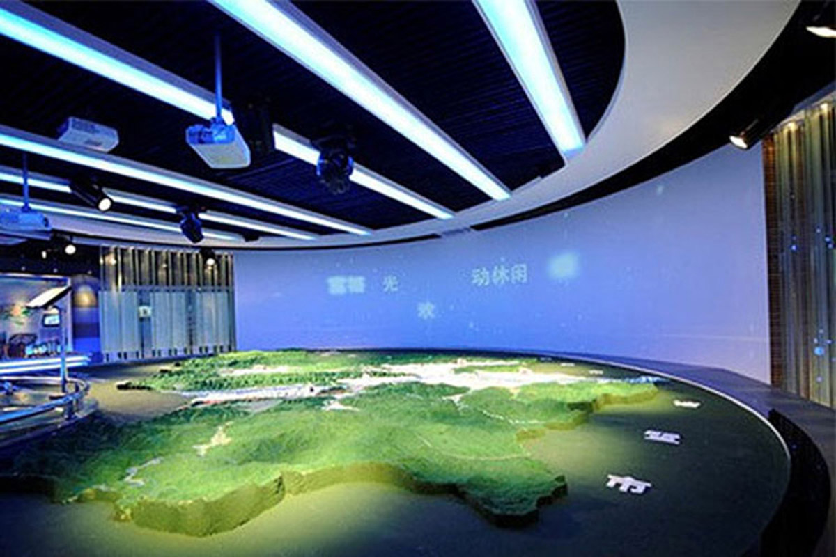 唐山市展览展示多通道环幕投影