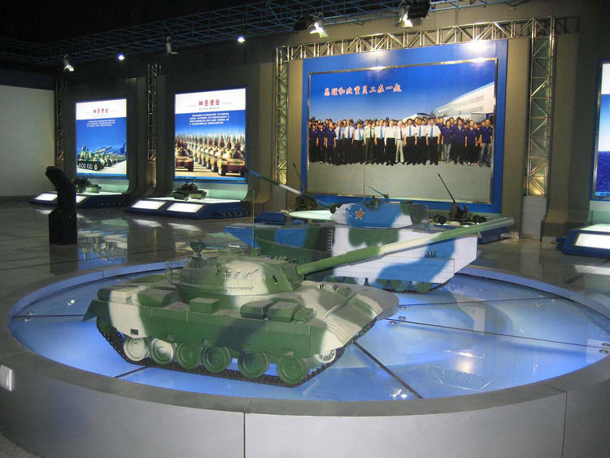 涪城区展览展示军事模型