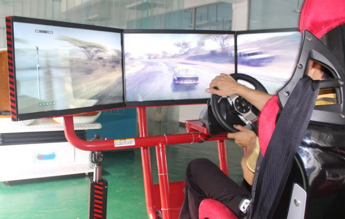 崇明区展览展示F1三屏实感模拟赛车